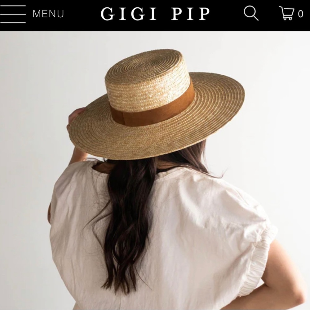 Gigi Pip Capri Medium - Natural - 55 XS With Box